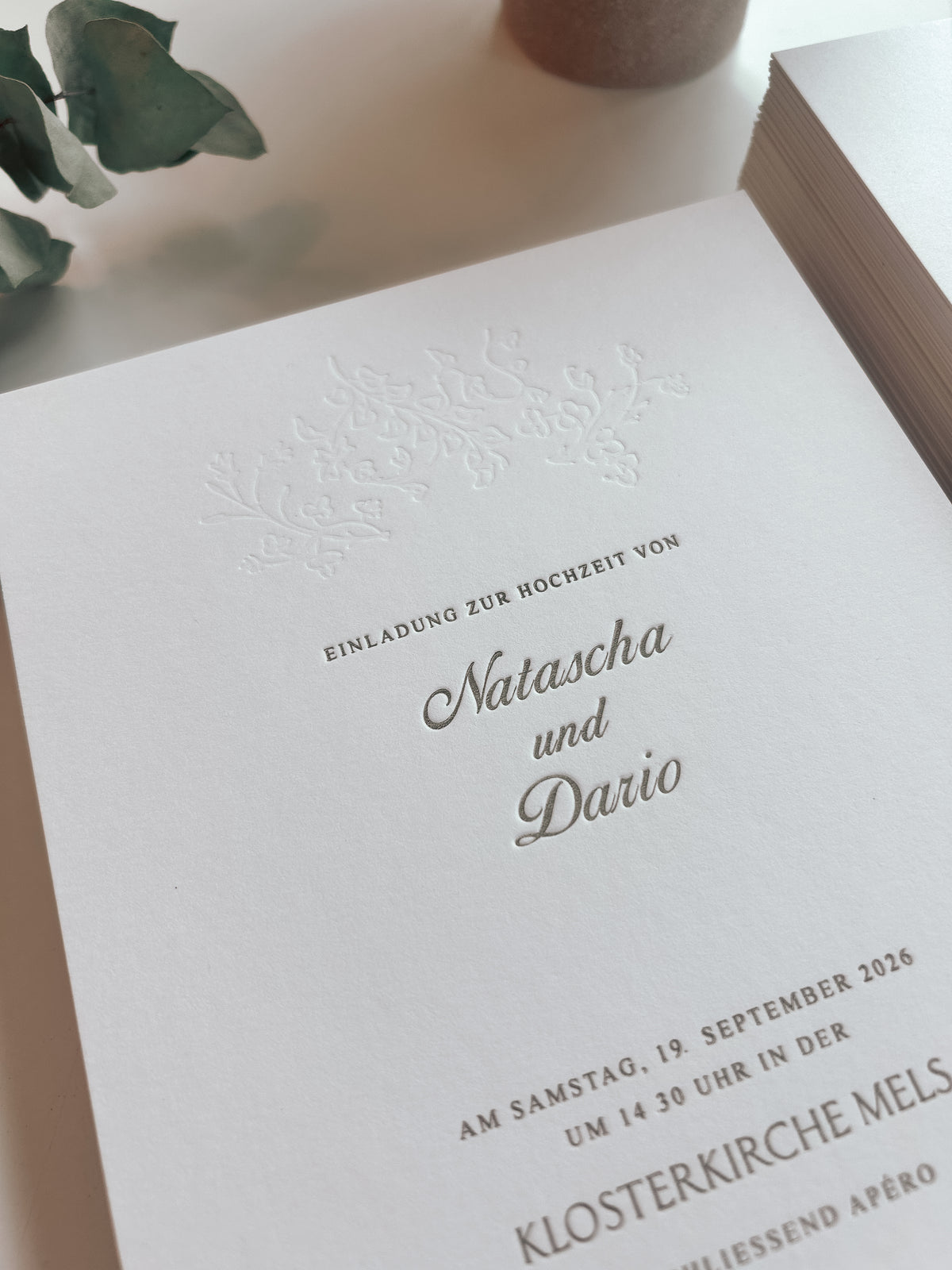 Hochzeitseinladung No.10 Chic