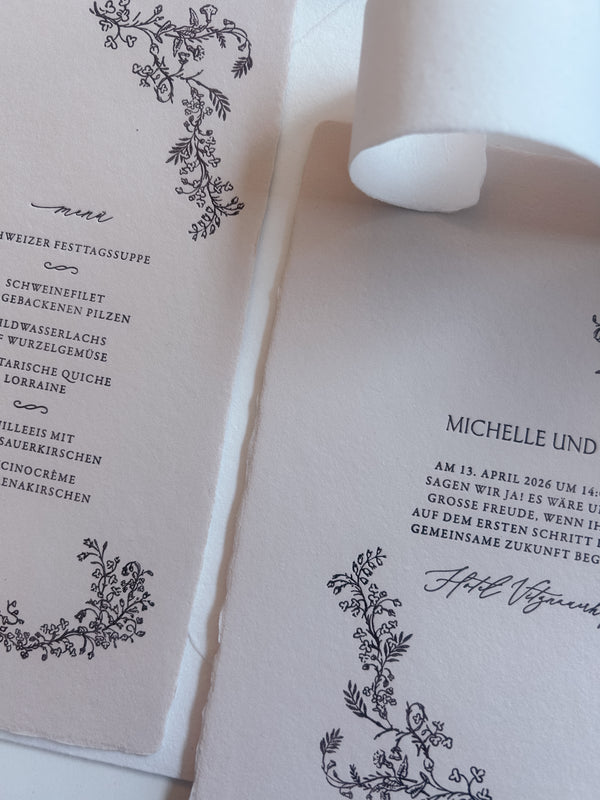 Hochzeitseinladung No.9 Bohémien