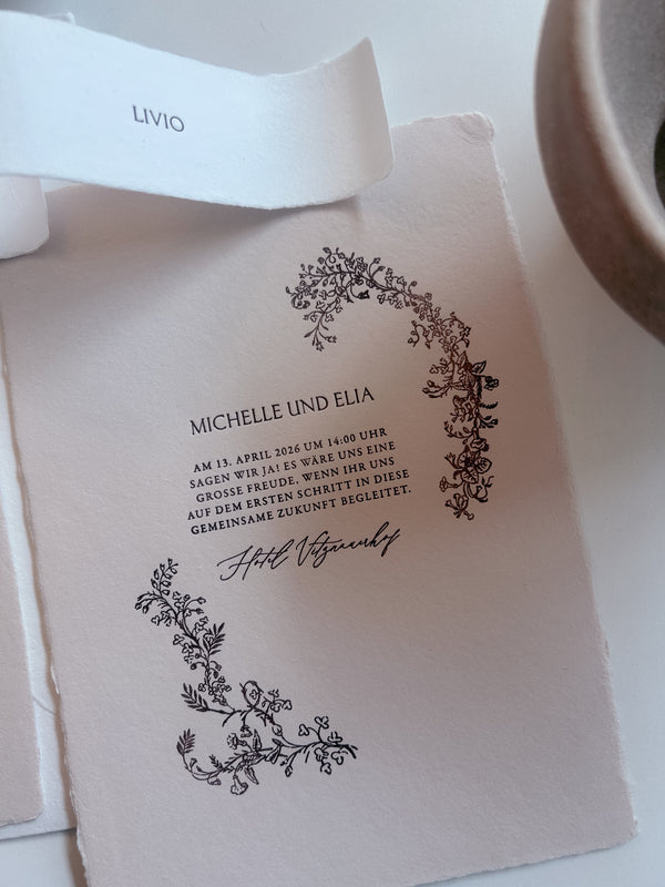 Hochzeitseinladung No.9 Bohémien
