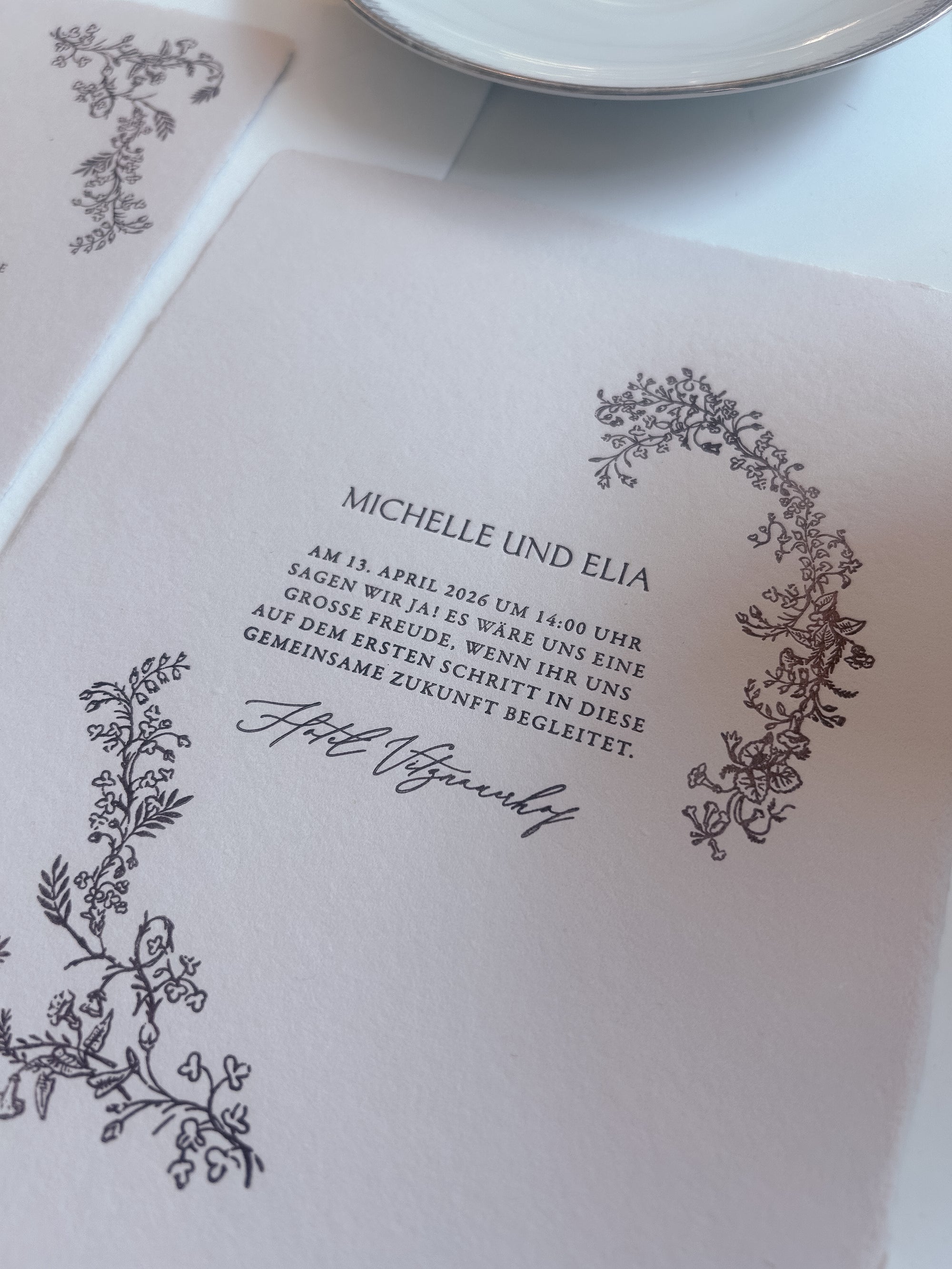 Hochzeitseinladung No.9 Bohémien