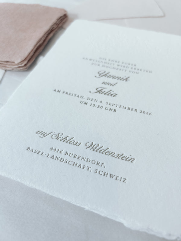 Hochzeitseinladung No.10 Chic