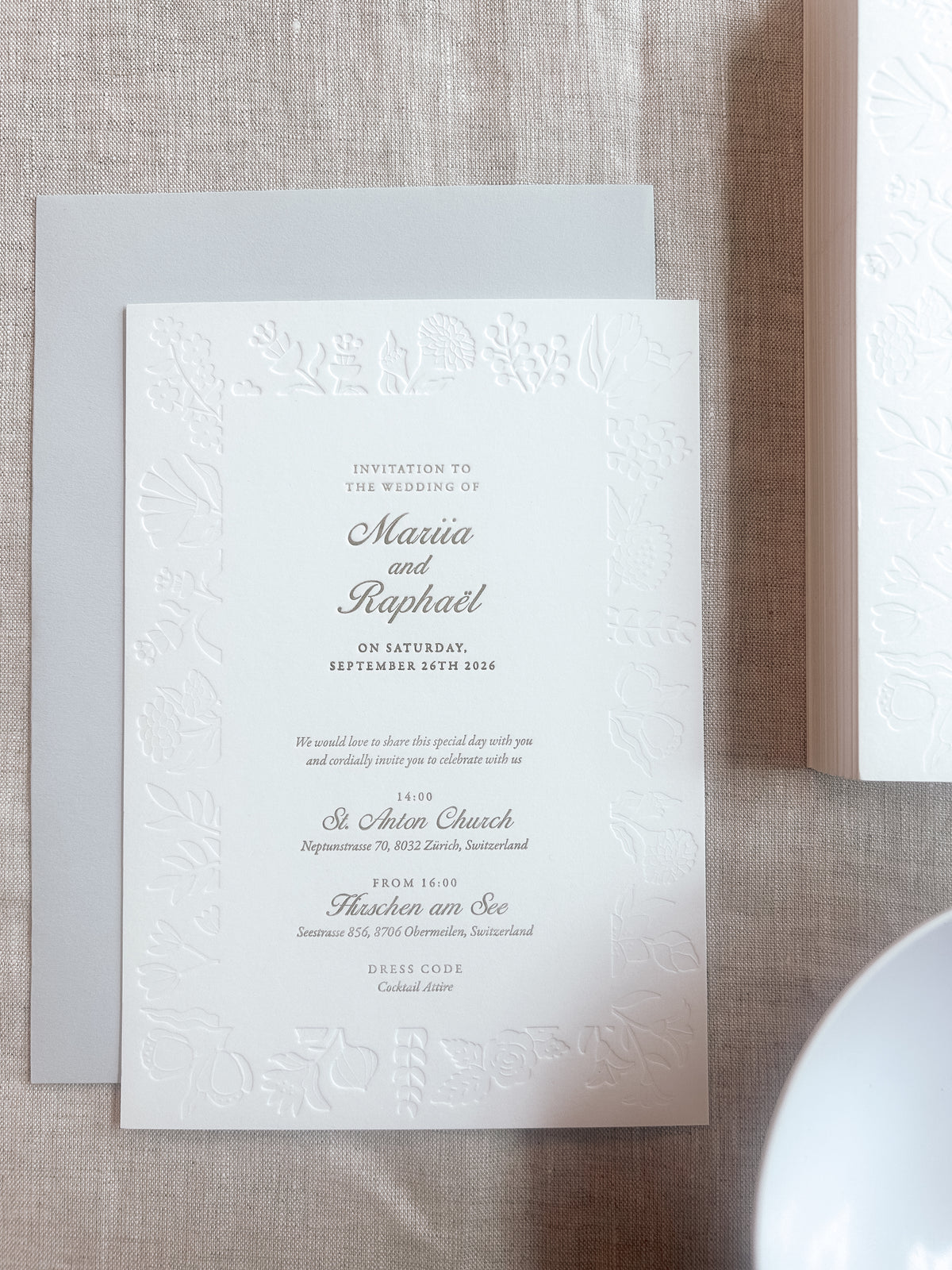 Hochzeitseinladung No.10 Chic