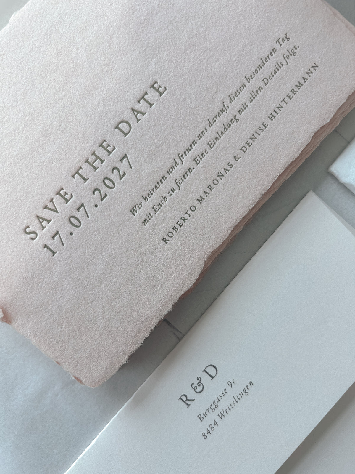 Save-the-Date Karte No.04 Artisan