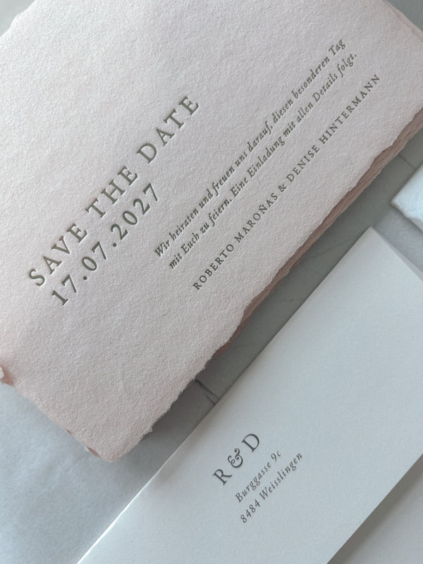 Save-the-Date Karte No.04 Artisan