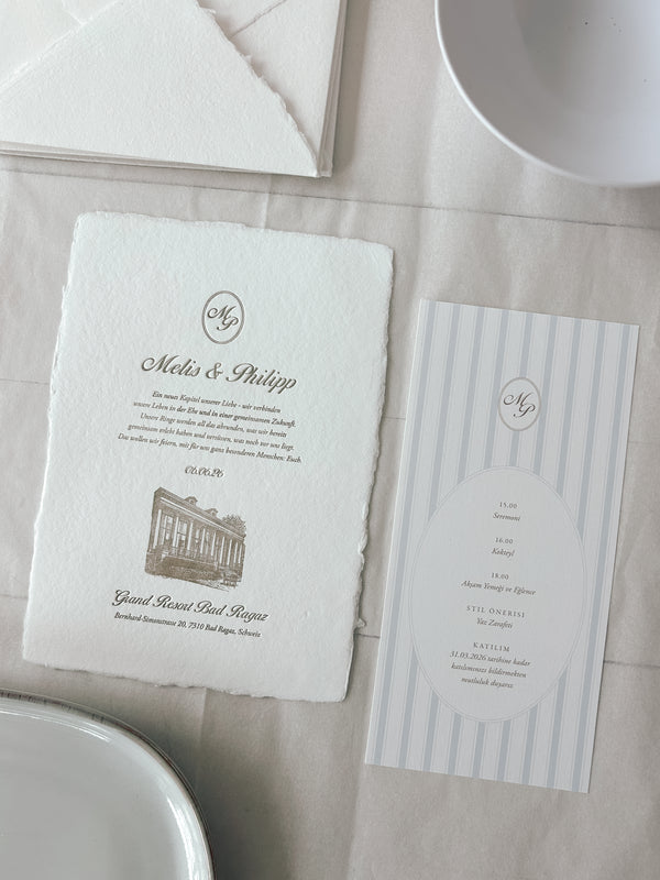 Hochzeitseinladung No.10 Chic