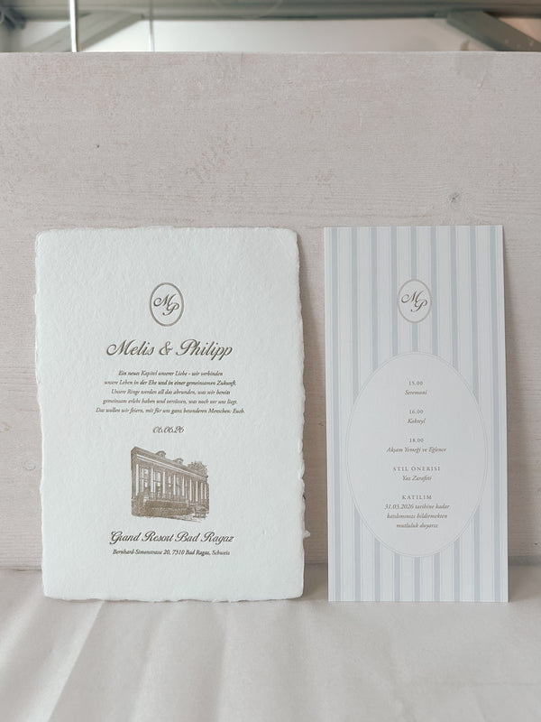 Hochzeitseinladung No.10 Chic