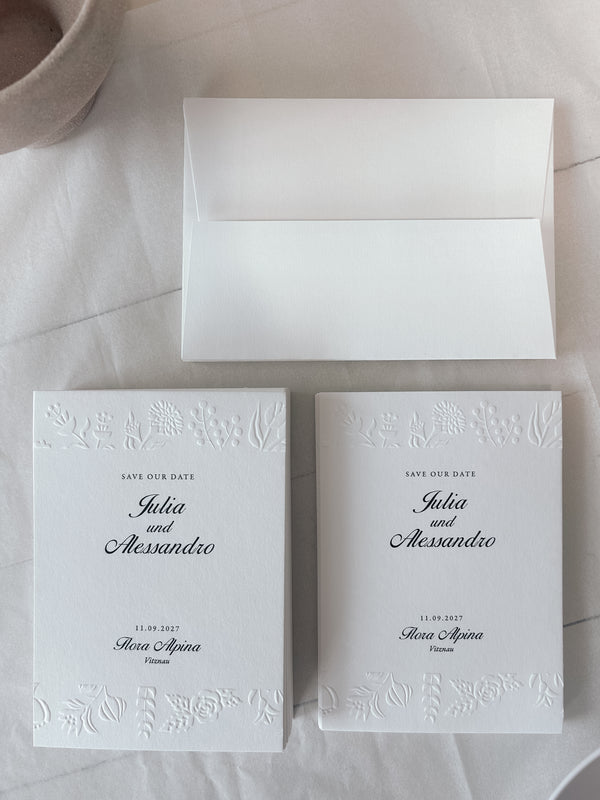 Save-the-Date Card No.04 Artisan