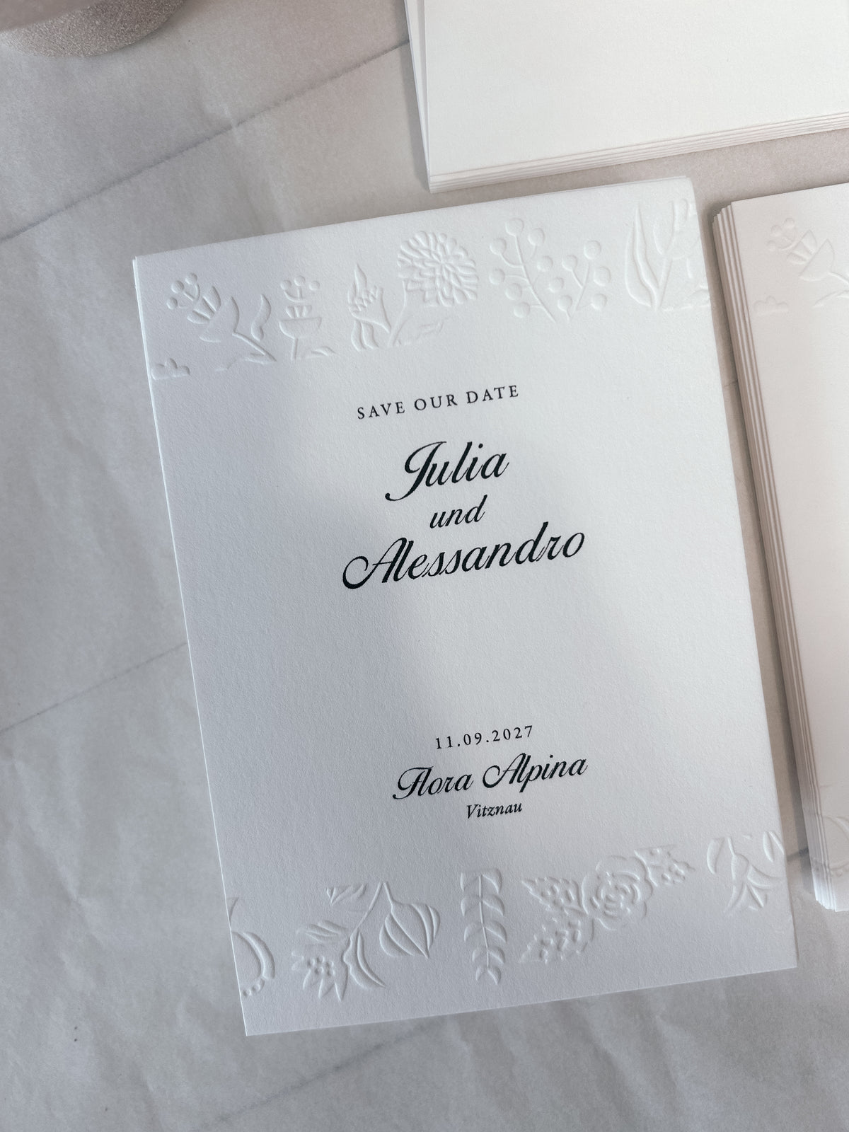 Save-the-Date Card No.04 Artisan