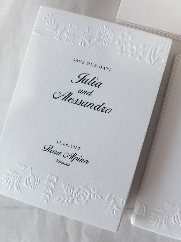Save-the-Date Card No.04 Artisan