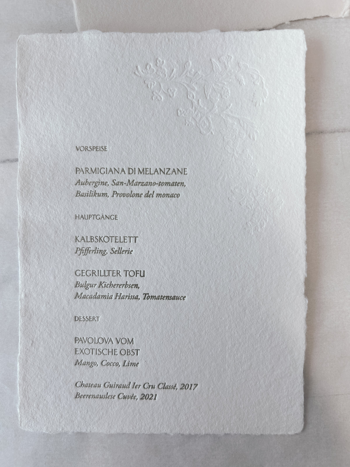 Menu No.04 Artisan