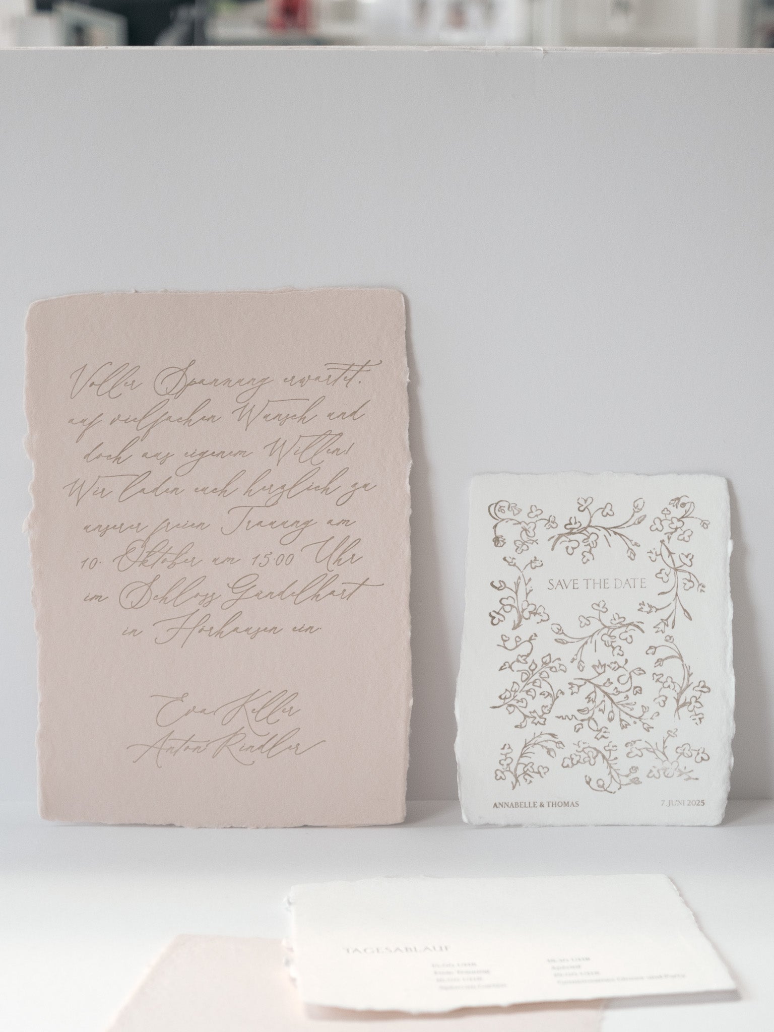 Save-the-Date Card No.05 Novel